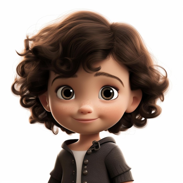 A cartoon character with a haircut that says " hair ".