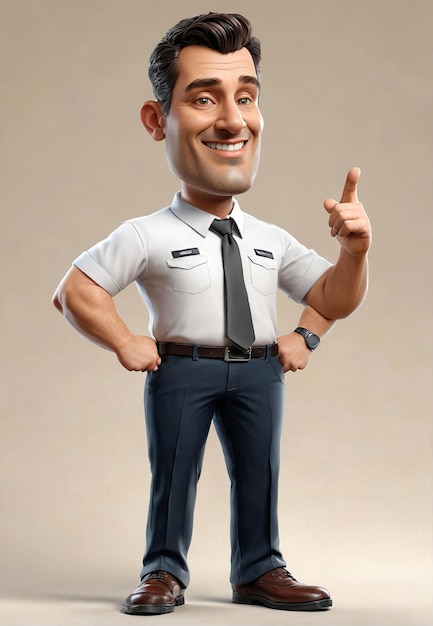 a cartoon character with a thumbs up