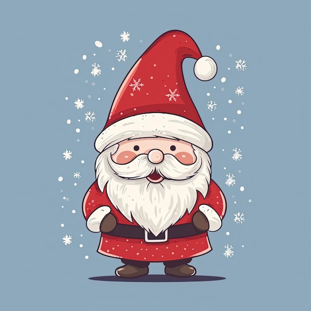 cartoon Christmas Santa Claus vector clipart