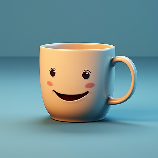 Cartoon coffee 3D