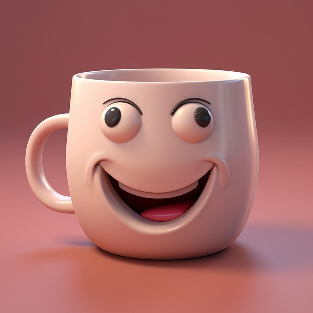 Cartoon coffee 3D