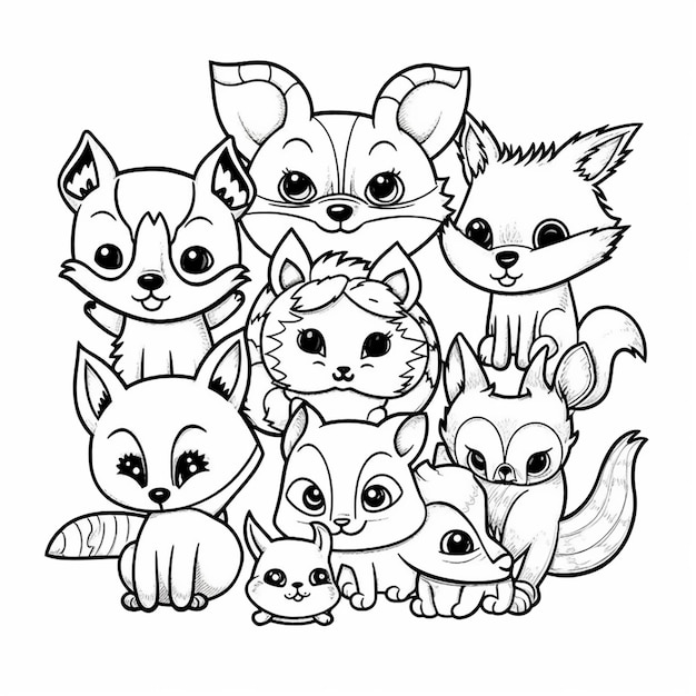 漫画のカラーページ