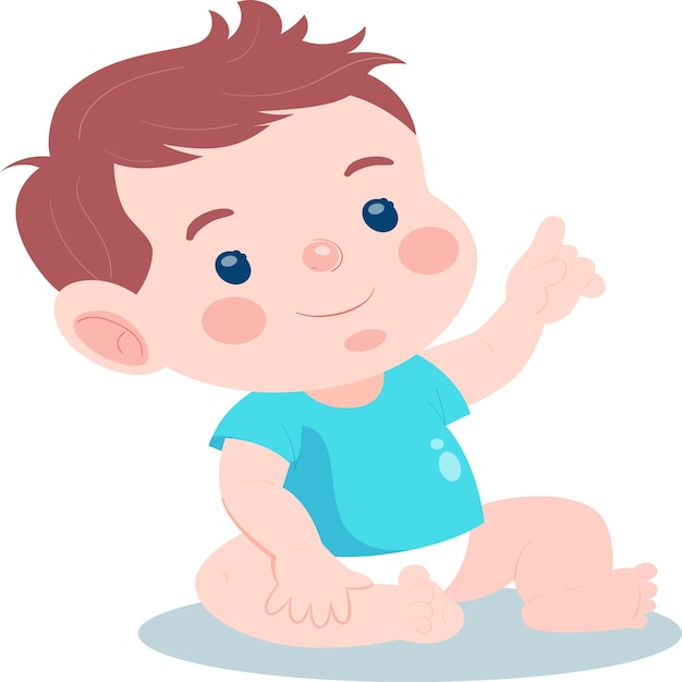 Cartoon cute baby