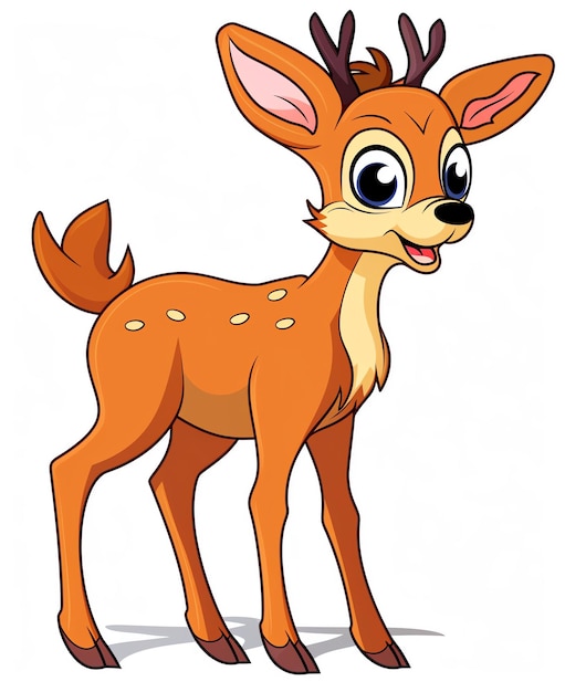 Cartoon of a deer