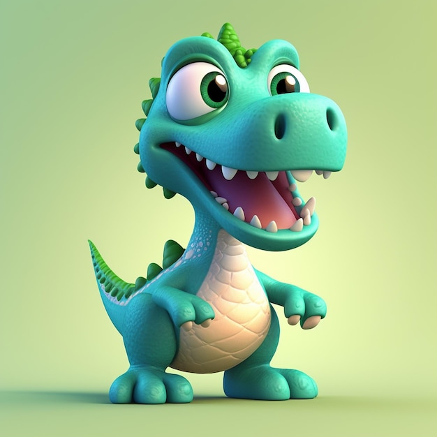 Cartoon dinosaur 3D