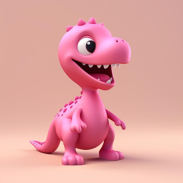 Cartoon dinosaurus 3D