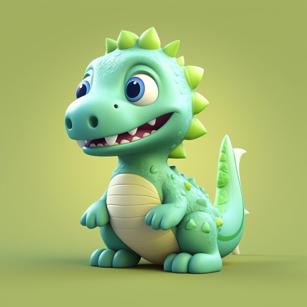 Cartoon dinosaurus 3D