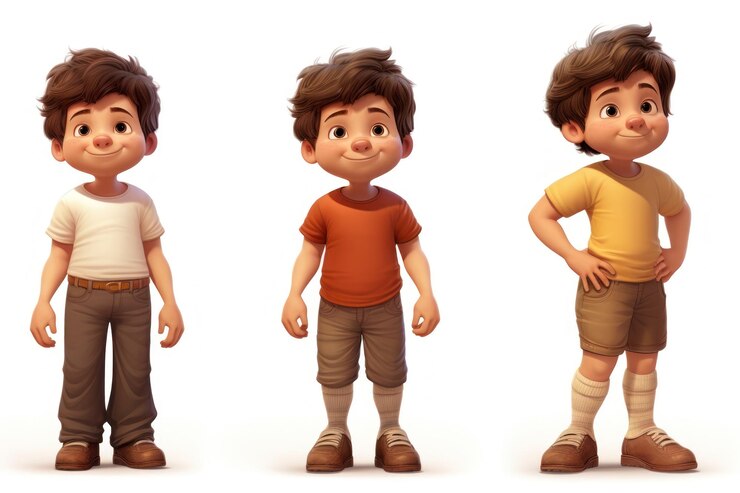Photo cartoon doll toy representation