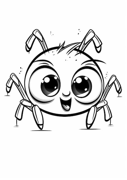 A cartoon drawing of a bug with a toothbrush and a toothbrush generative ai