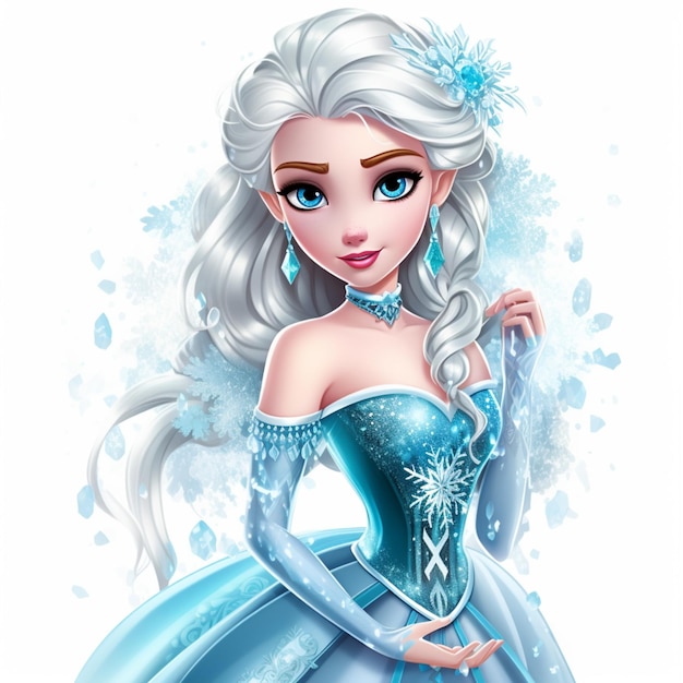 Frozen Cartoon Art