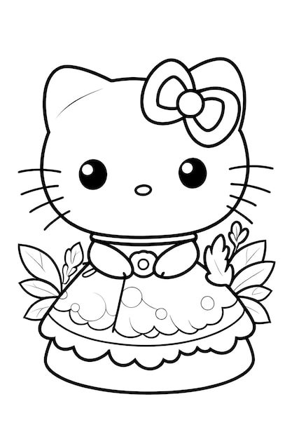 Hello Kitty Drawing Images - Free Download on Freepik