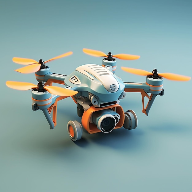 Cartoon Drone 3d