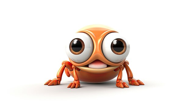 a cartoon frog with big eyes and a big eyes.