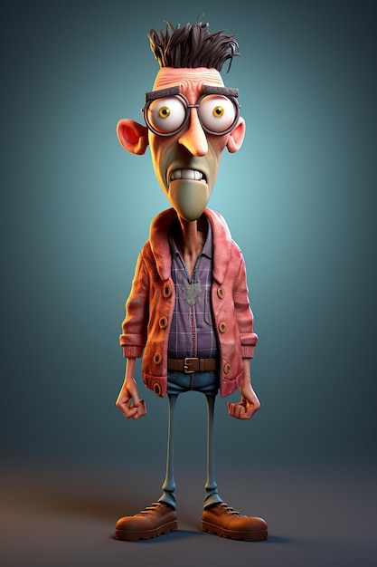 Photo cartoon ghos 3d character