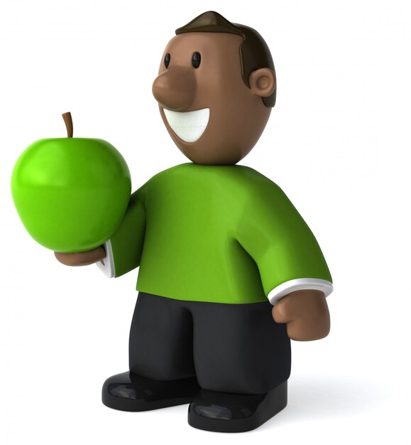 Cartoon guy 3D Illustration