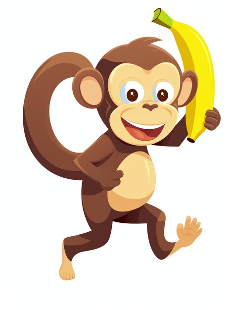 cartoon icon monkey