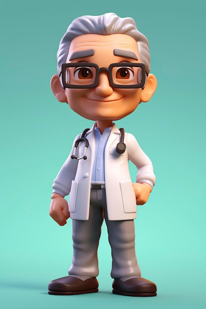 cartoon illustration doctor