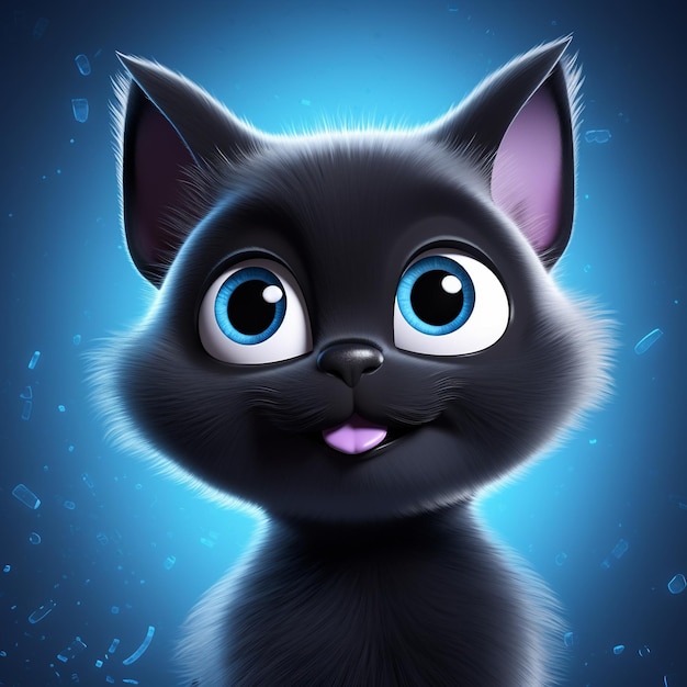 Cartoon kat 3D