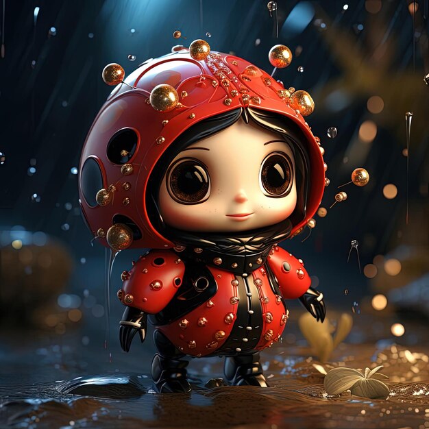 cartoon ladybug cute illustrations