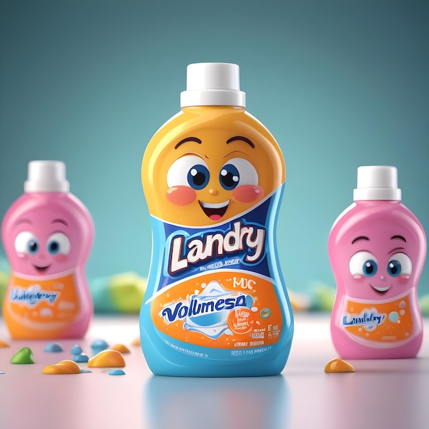 cartoon Laundry liquid