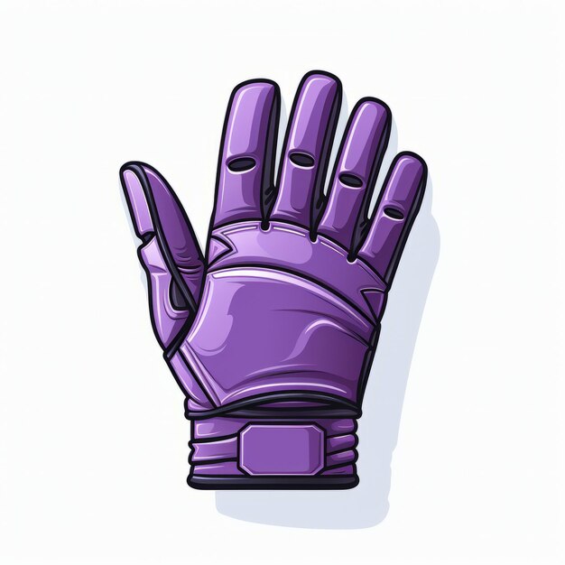 Photo cartoon leather gloves