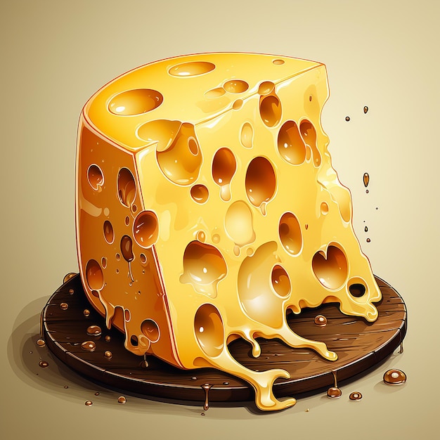 cartoon logo cheese