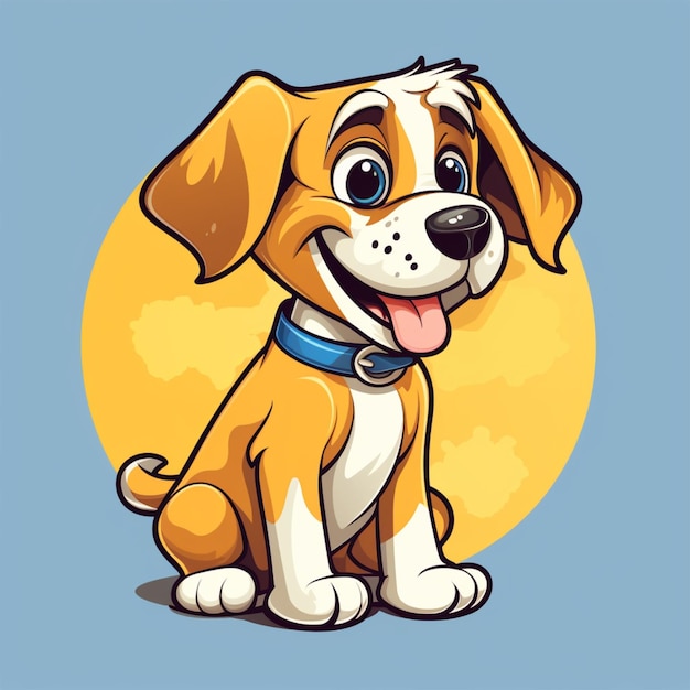 cartoon logo dog