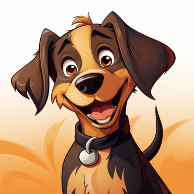 cartoon logo dog