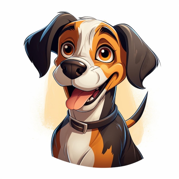 cartoon logo dog