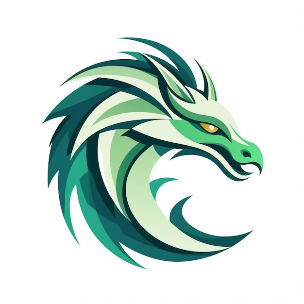 cartoon logo dragon