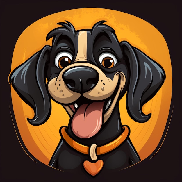 cartoon logo hond