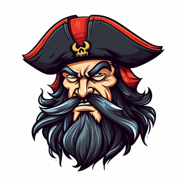 cartoon logo pirate