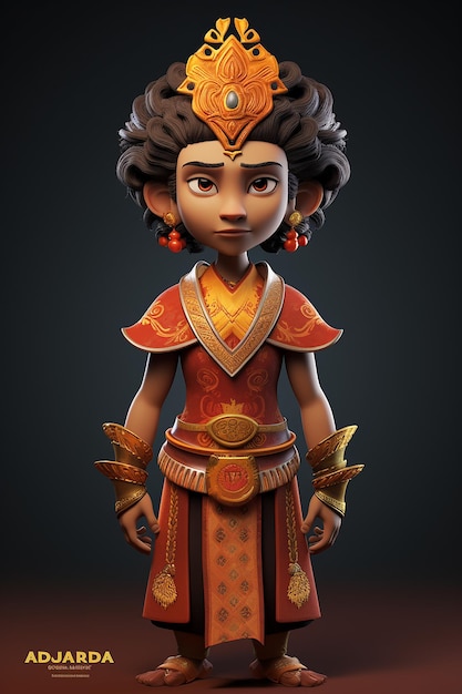 Cartoon MADURA TRADITIONS 3d character