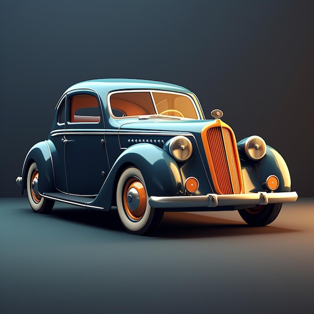 Cartoon oldtimer 3D