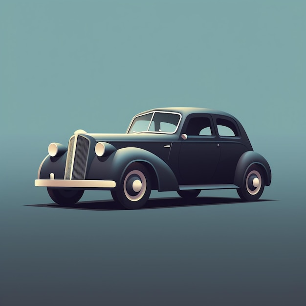 Cartoon oldtimer 3D