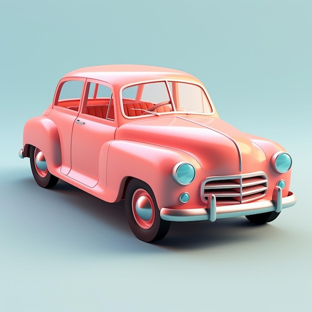 Cartoon oldtimer 3D