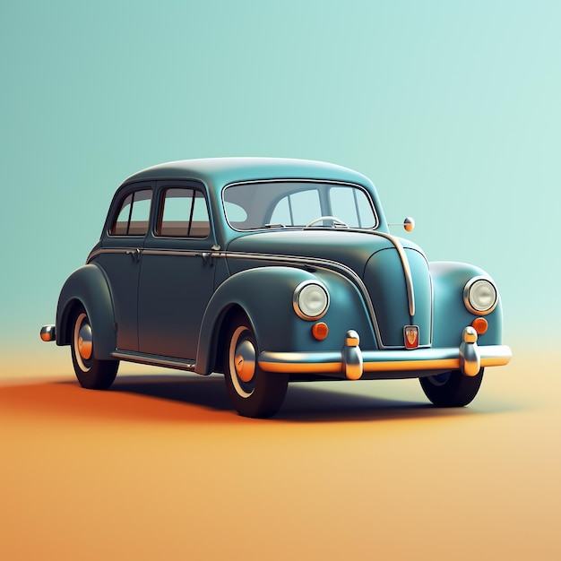 Cartoon oldtimer 3D