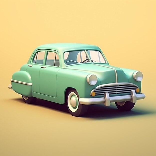 Cartoon oldtimer 3D