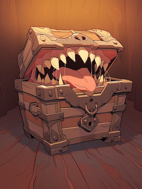 Photo a cartoon of a pirate with a mouth full of teeth