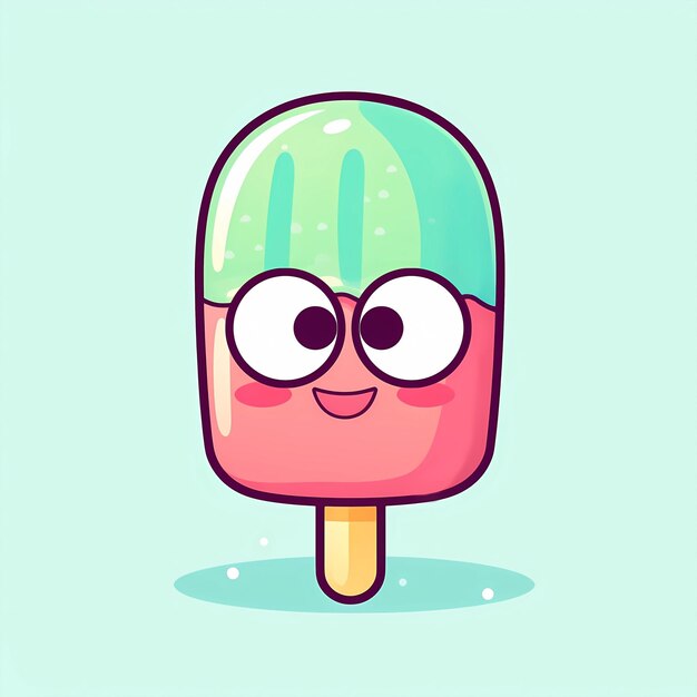 Foto cartoon popsicle illustratie