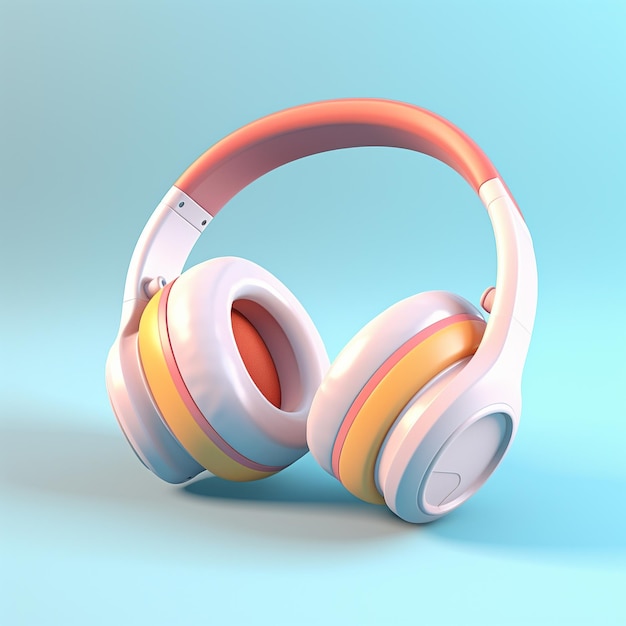 Cartoon Premium Headphones 3d