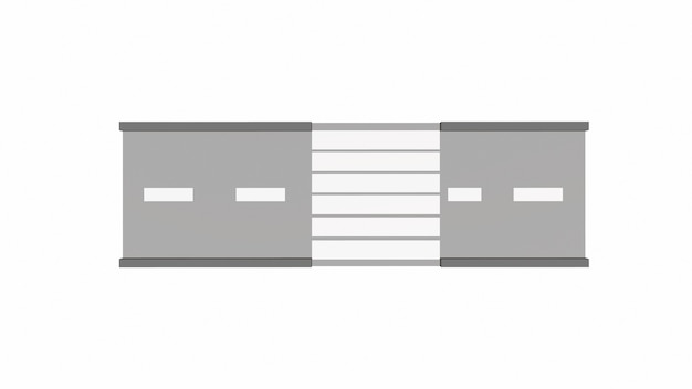 Cartoon road at different angles