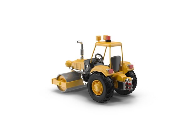 Cartoon Road Roller