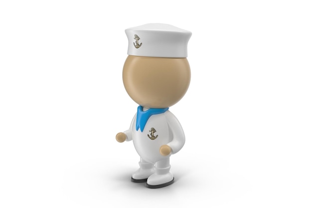 Cartoon Sailor Character