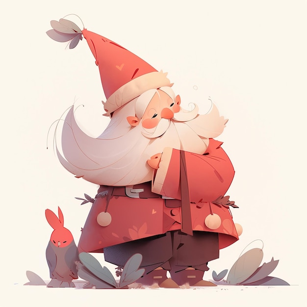 cartoon Santa