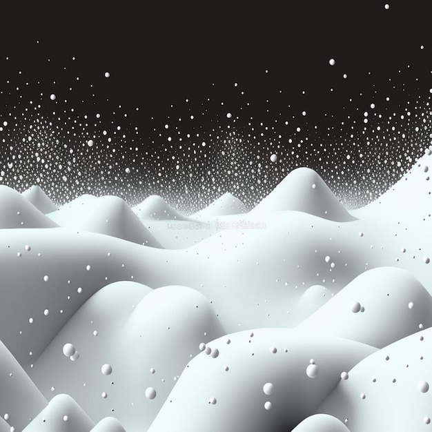 Cartoon Snow vector illustration
