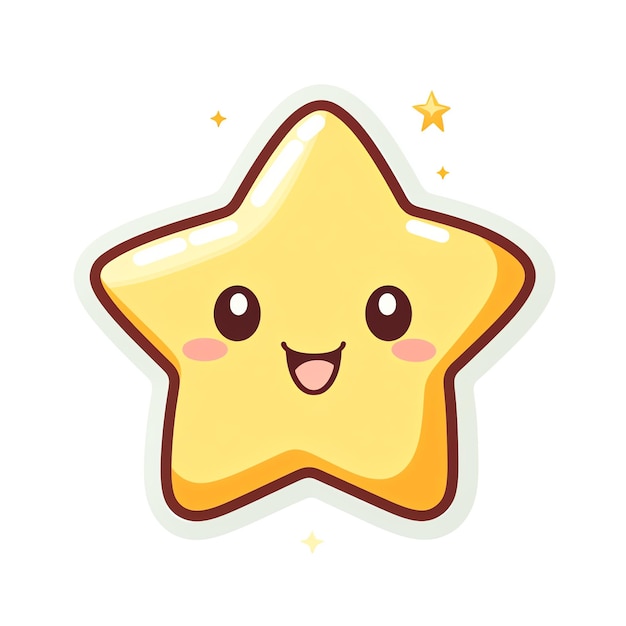 A cartoon of a star