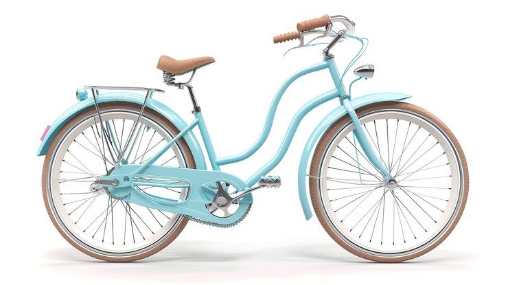 Foto cartoon stijl fiets op witte achtergrond ar 169 v 6 job id 597e64d20a8b480c8efafb829b10c3b0