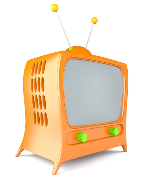 Cartoon-styled tv