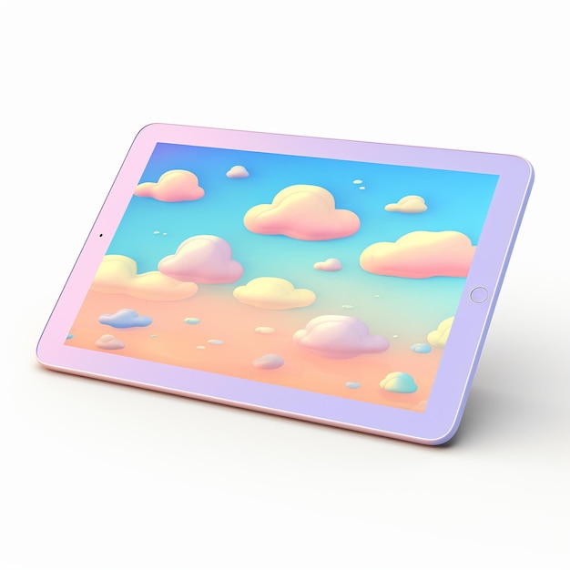 Photo cartoon tablet electronic 3d